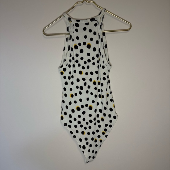 Zara Polka Dot Sleeveless Bodysuit Size L - Picture 2 of 6